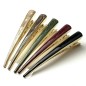 Grande pince cheveux concorde émail 13cm - beige Grande pince cheveux concorde émail 13cm - beige
