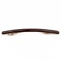 Barrette cheveux émail fine 10cm - bordeaux