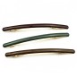Barrette cheveux émail fine 10cm - vert Barrette cheveux émail fine 10cm - vert