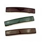 Barrette cheveux émail 9cm - bordeaux