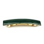 Barrette cheveux émail 9cm - vert
