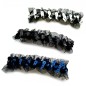 Barrette cheveux sequin et tulle 9cm - bleu nuit Barrette cheveux sequin et tulle 9cm - bleu nuit