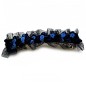 Barrette cheveux sequin et tulle 9cm - bleu nuit Barrette cheveux sequin et tulle 9cm - bleu nuit