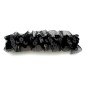 Barrette cheveux sequin et tulle 9cm - noir Barrette cheveux sequin et tulle 9cm - noir