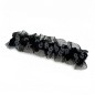 Barrette cheveux sequin et tulle 9cm - noir Barrette cheveux sequin et tulle 9cm - noir