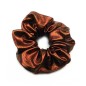 Gros chouchou métallisé 12cm - marron Gros chouchou métallisé 12cm - marron