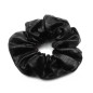 Gros chouchou métallisé 12cm - noir