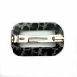 Barrette cheveux ajourée leopard fait main - noir Barrette cheveux ajourée leopard fait main - noir