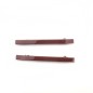 Lot de 2 barrettes cheveux fine fait main 7cm - vieux rose Lot de 2 barrettes cheveux fine fait main 7cm - vieux rose