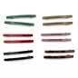 Lot de 2 barrettes cheveux fine fait main 7cm - bordeaux Lot de 2 barrettes cheveux fine fait main 7cm - bordeaux