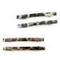 Lot de 2 barrettes cheveux fine fait main leopart 7cm - noir Lot de 2 barrettes cheveux fine fait main leopart 7cm - noir