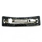 Barrette cheveux 8cm rectangle incurvé fait main paillette  - doré