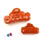 Pince cheveux "Love" Made in France 8.5cm - Corail Pince cheveux "Love" Made in France 8.5cm - Corail