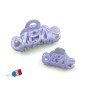 Petite pince cheveux "Love" Made in France 5.5cm, mauve Petite pince cheveux "Love" Made in France 5.5cm, mauve