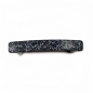 Barrette cheveux 9cm acétate fait main paillette - gris Barrette cheveux 9cm acétate fait main paillette - gris