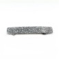 Barrette cheveux 9cm acétate fait main paillette - argent