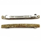 Barrette cheveux longue 10cm acétate fait main paillette - argent Barrette cheveux longue 10cm acétate fait main paillette - argent