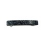 Barrette cheveux 8cm acétate fait main paillette - gris Barrette cheveux 8cm acétate fait main paillette - gris