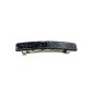 Barrette cheveux 8cm acétate fait main paillette - gris Barrette cheveux 8cm acétate fait main paillette - gris