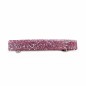 Barrette cheveux 8cm acétate fait main paillette - rose Barrette cheveux 8cm acétate fait main paillette - rose