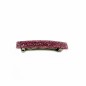Barrette cheveux 8cm acétate fait main paillette - rose Barrette cheveux 8cm acétate fait main paillette - rose