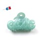 Petite pince cheveux "Love" Made in France 5.5cm, vert eau Petite pince cheveux "Love" Made in France 5.5cm, vert eau