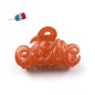 Petite pince cheveux "Love" Made in France 5.5cm, rose saumon