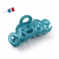 Pince cheveux "Love" Made in France 8.5cm - bleu turquoise Pince cheveux "Love" Made in France 8.5cm - bleu turquoise