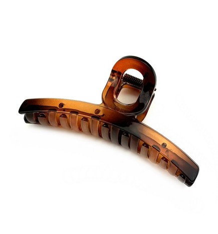 Grande pince cheveux 11cm - noir ou marron