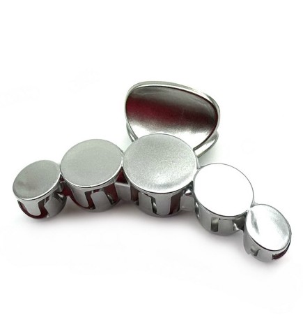 Grande pince cheveux 11cm - doré ou argenté