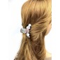 Grande pince cheveux 11cm - doré ou argenté