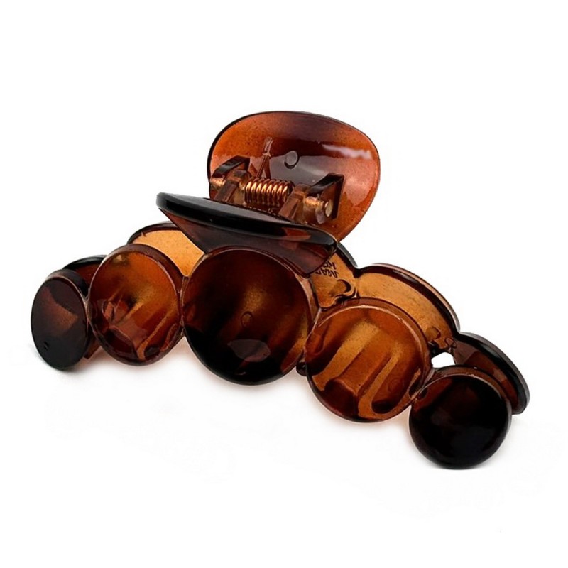 Grande pince cheveux 11cm - noir ou marron Grande pince cheveux 11cm - noir ou marron