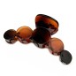 Grande pince cheveux 11cm - noir ou marron Grande pince cheveux 11cm - noir ou marron