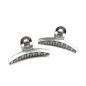Lot de 2 pinces cheveux 8cm - doré ou argenté Lot de 2 pinces cheveux 8cm - doré ou argenté