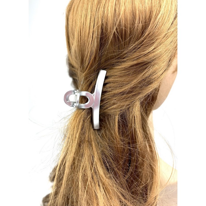 Lot de 2 pinces cheveux 8cm - doré ou argenté Lot de 2 pinces cheveux 8cm - doré ou argenté