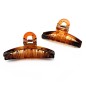 Lot de 2 pinces cheveux 8cm - noir ou marron Lot de 2 pinces cheveux 8cm - noir ou marron