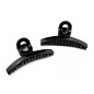 Lot de 2 pinces cheveux 8cm - noir ou marron