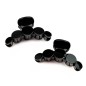 Lot de 2 pinces cheveux 7cm - marron ou noir Lot de 2 pinces cheveux 7cm - marron ou noir