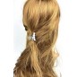 Lot de 2 pinces cheveux 4cm - doré ou argenté
