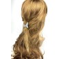 Lot de 2 pinces cheveux 4cm - doré ou argenté
