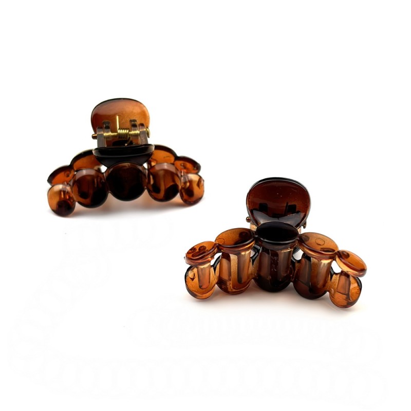 Lot de 2 pinces cheveux 4cm - noir ou marron Lot de 2 pinces cheveux 4cm - noir ou marron