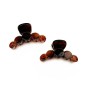 Lot de 2 pinces cheveux 4cm - noir ou marron Lot de 2 pinces cheveux 4cm - noir ou marron