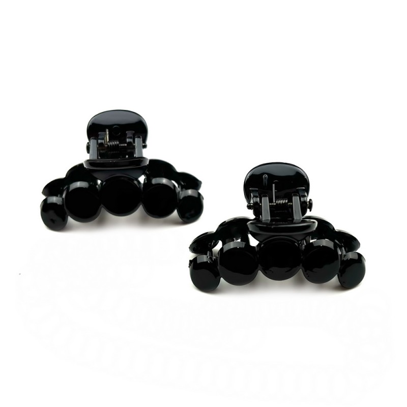 Lot de 2 pinces cheveux 4cm - noir ou marron Lot de 2 pinces cheveux 4cm - noir ou marron
