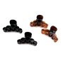 Lot de 2 pinces cheveux 4cm - noir ou marron Lot de 2 pinces cheveux 4cm - noir ou marron