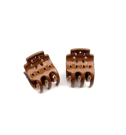 Lot de 2 pinces cheveux crabe 2.5cm