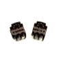 Lot de 2 petites pinces cheveux crabe 2.5cm Lot de 2 petites pinces cheveux crabe 2.5cm