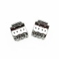 Lot de 2 petites pinces cheveux crabe métallisées 2.5cm Lot de 2 petites pinces cheveux crabe métallisées 2.5cm