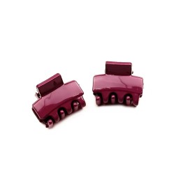 Lot de 2 petites pinces cheveux crabe 2.5cm