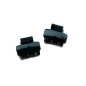 Lot de 2 petites pinces cheveux crabe 2.5cm Lot de 2 petites pinces cheveux crabe 2.5cm