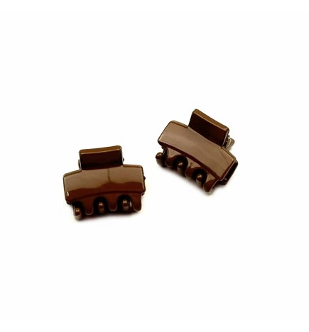 Lot de 2 petites pinces cheveux crabe 2.5cm